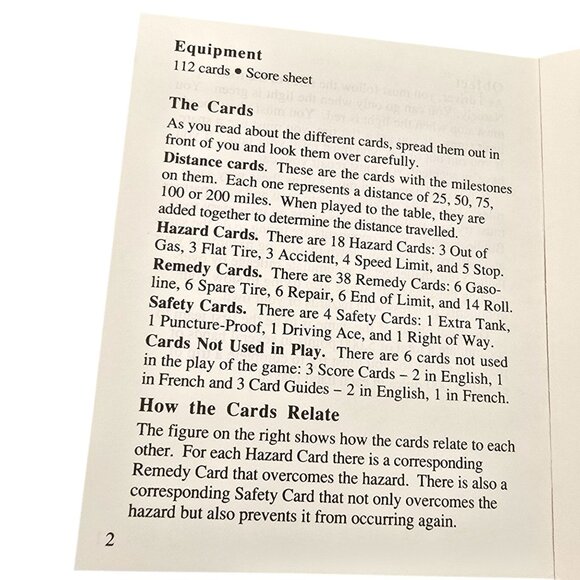 Vintage Millie Bornes French Auto Race Card Game Parker Bros. Complete 1988 EUC - Picture 6 of 9